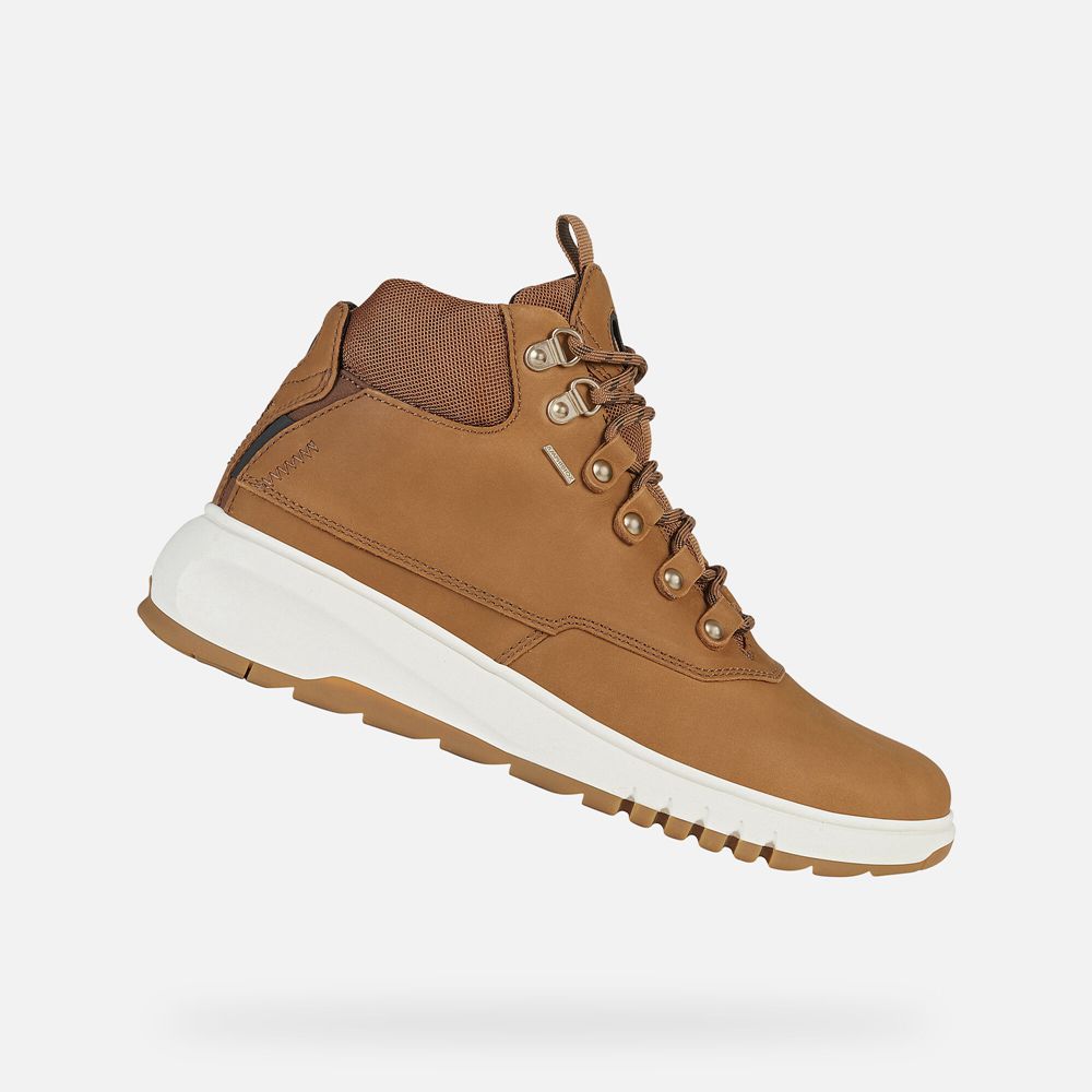 Geox Portugal - Botas Geox Senhora Online - Geox Aerantis 4X4 Abx Marrom