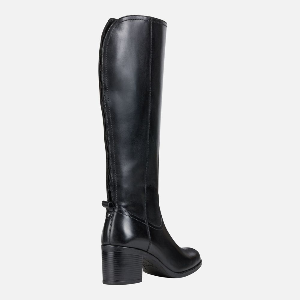 Geox Portugal - Botas Geox Senhora Promoções - Geox New Asheel Pretas